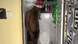 sex starved santa craves big cock since no girlfriend on christmas