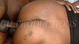 black teen slut's wet pussy wrecked by rough backshots