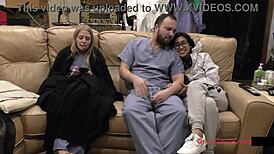 Bratty Jasmine Rose Spreads Hairy Pussy in Cheer Exam