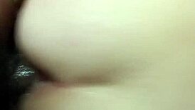 big black cock destroys white girl's tight ass doggystyle bent over anal