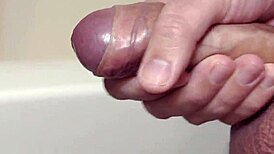 dick cums in slow motion