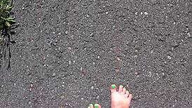 curvy milf pawg bares beautiful legs in foot fetish compilation