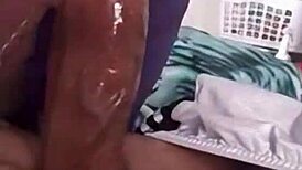 White girl slurps on throbbing big Indian cock