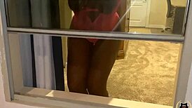 window blowjob on monster cock milks every drop from osa lovely's perfect bubble ass nympho