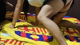 sexy madrastra ninfomana rides cock doggystyle moaning like slut in homemade fuck