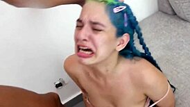 two gorgeous blondes sharing this big dick deepthroating turns so sloppy