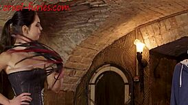 Pretty Latex Mistress Whips And Brutally Canes Screaming Boy In Extreme Femdom!