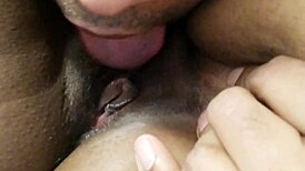 desi girlfriend moans for wet pussy clit licking closeup