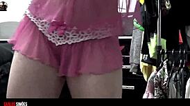 Sexy Young Latina Shows Off Lingerie And Tight Ass! 🔥🍑