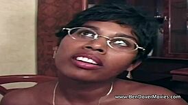 indian nerd tries anal for first time in nervous casting threesome