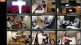 perverted podiatrist ayla aysel humiliates with latex footjob close-up