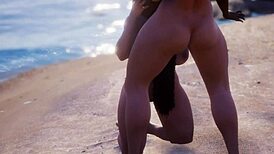 furry lesbians lick pussies in steamy threesome group play