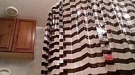 sassy babe rams huge dildo deep in her pussy