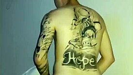 Luz Câmera Ação Latina Tattoo Pornstar Rides Cowgirl Style in Public Outdoors