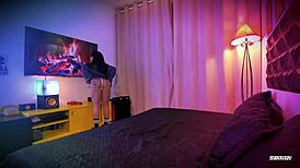 peek at this brunette's gaping anal creampie begging you to join