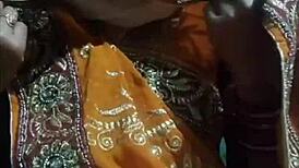 girl yanks off her ghunghat to finger her dripping pussy hard