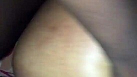 Naija pussy takes monster cock pounding bent over doggystyle ending in deep creampie explosion