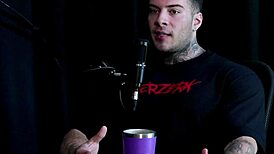 Rafinha cref swing cast moments on sheer red lingerie