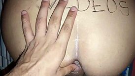 Latina Pornstar Takes POV Blowjob Then Creampie Anal in Homemade Assfucking