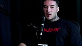 Rafinha cref swing cast moments on sheer red lingerie