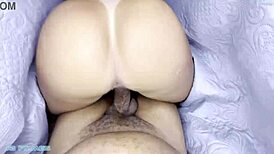 brazilian latina slut rides wet pussy on hard cock cowgirl style clit throbbing close-up orgasm