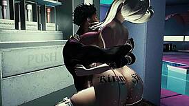 Mature Blonde Bimbo Takes Monster Big Black Cock Interracial Couple Pound