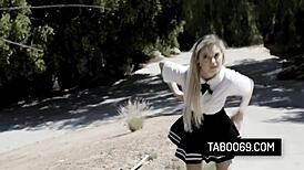 blonde teen slut takes only anal from kyle mason to save her virginity!!