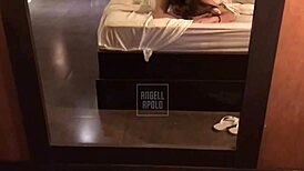 blonde stepsis shakes big ass in hotel room?