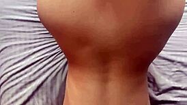 Stepbrother fingers stepsister's wet pussy close-up then cums inside multiple times