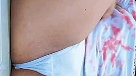 colombian latina milf fingers big ass and tight pussy to orgasm