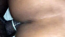 bald fat ebony teen flees from massive curvy cock