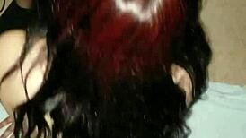 submissive wife sucks neighbor cock while husband watches cheating blowjob thrill?