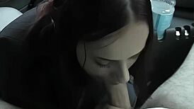 i love sucking this fat cock outdoors in my car