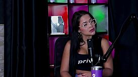 Rafinha cref swing cast moments on sheer red lingerie