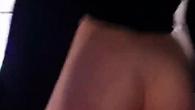 best girlfriend's juicy ass bounces wildly on my huge black cock