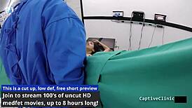 Angel Santana and Aria Nicole moan as latex nurses in steamy hospital POV