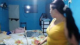 Wow! My chubby latina milf's hottest solo masturbation compilation hits 2025!