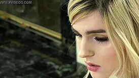 beautiful shemale bareback fucks guy with her sexy cock