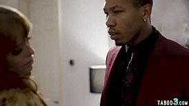 classy busty milf housewife takes bbc lover's deep pounding