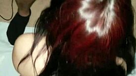 submissive wife sucks neighbor cock while husband watches cheating blowjob thrill?