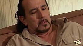 Pov blonde anal slut gets her gaping ass ridden hard doggystyle by mature guy facial finish