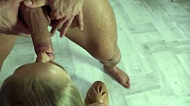 Gigachad dominates hairy teen pussy with monster cock in rough ride