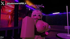 cheating asian slut rides daddy's cock behind boyfriend