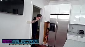 Clara Trinity Sneakily Sucks And Fucks Roommate's Huge Cock Behind BF