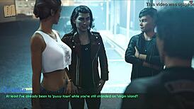 a wife and stepmother teases with her big tits 239