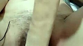 my hot friend masturbates her soaking wet pussy with dildo