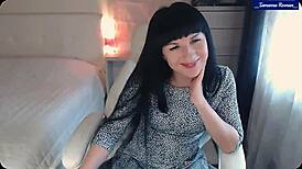 damn tamarra roman jessy strips teases perky tits clit pussy vibes to sweet orgasm