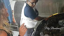 big ass latina breaks my car in favela now she rides cock in amateur reality fetish payback