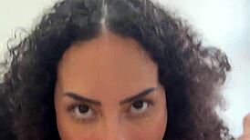 omg watch my curvy latina body ride this cock with sloppy deepthroat then cum all over my natural tits in pov! 😍💦