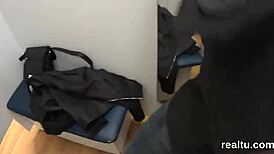 Wanna see perfect Czech teen ripped clothes and anal reamed in mall POV?